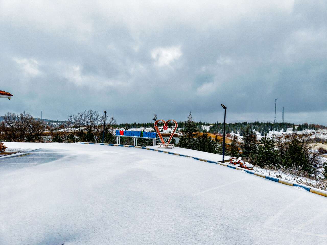 Konya’nın bu ilçesine kar çok yakıştı 1
